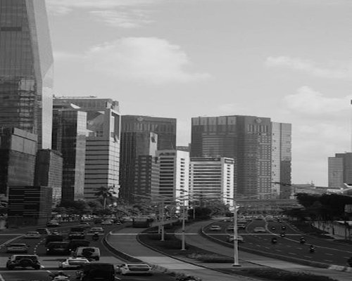 Suasana perjalanan harian perkotaan